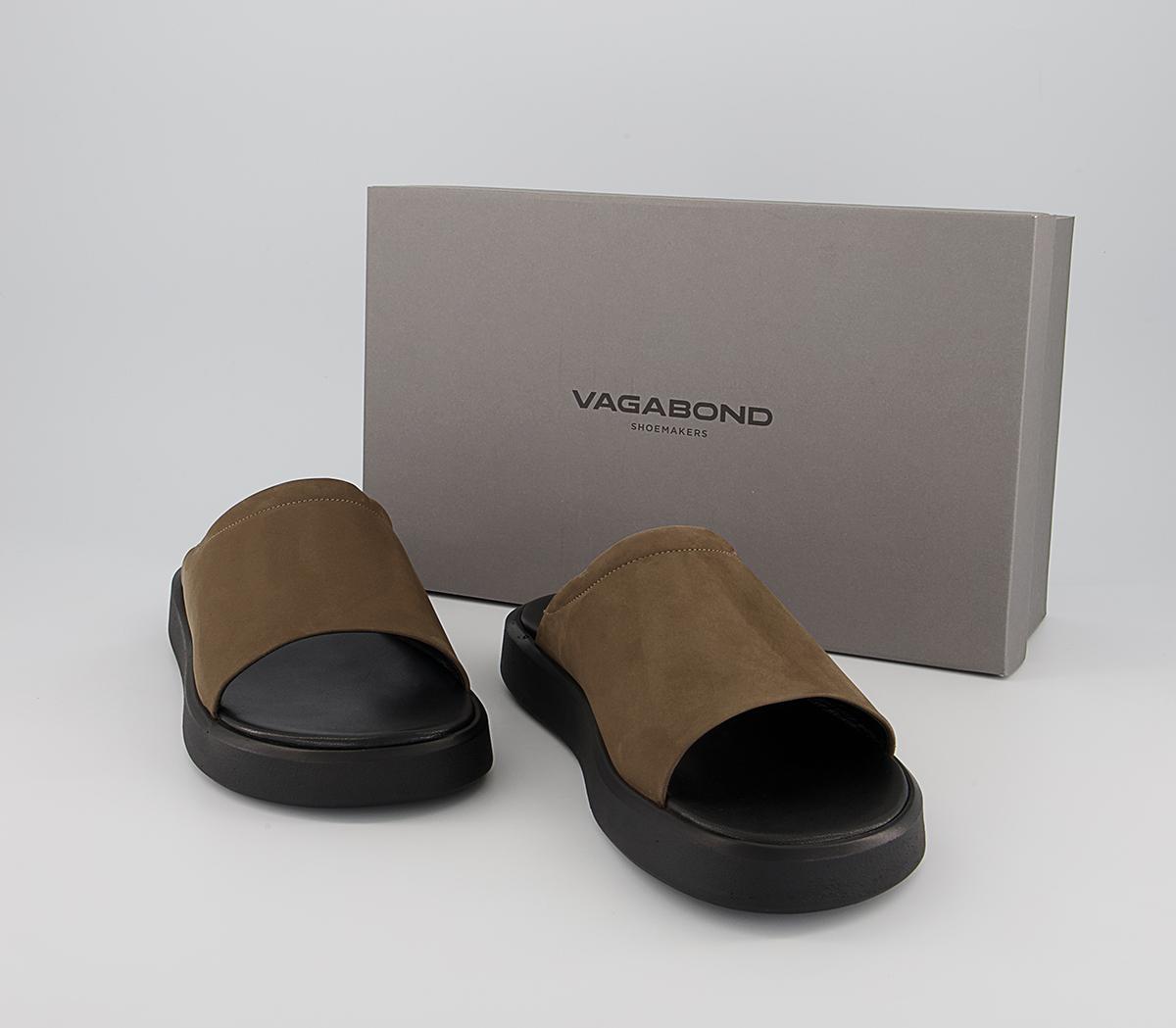 Vagabond Shoemakers Nate Sliders Vagabond Shoemakers Nate Sliders Khaki Green