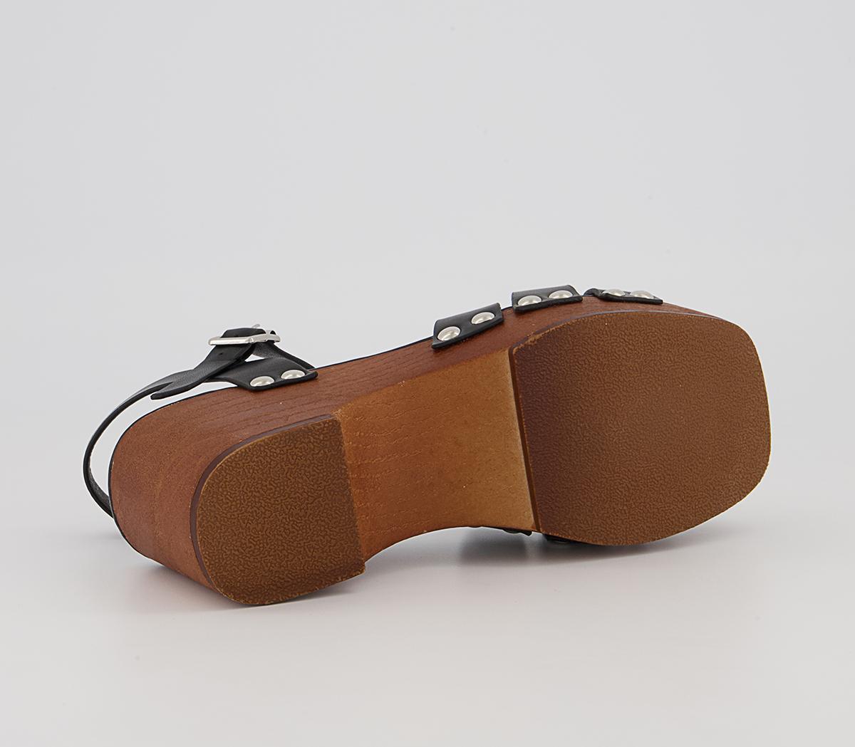 Raid Deeana Heeled Clogs Raid Deeana Heeled Clogs Black