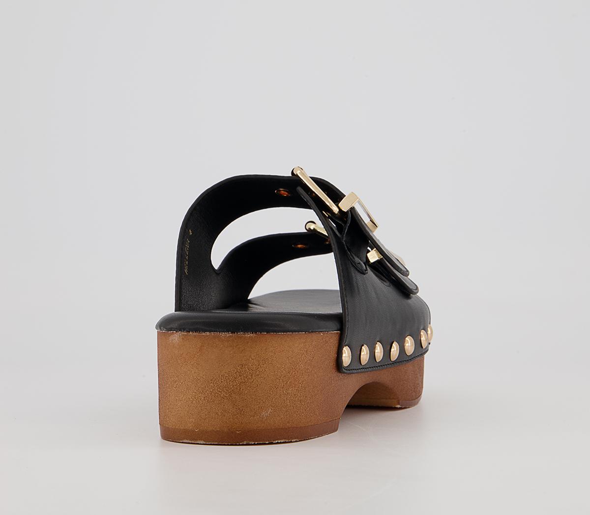 Raid Hellena Mule Clogs Raid Hellena Mule Clogs Black