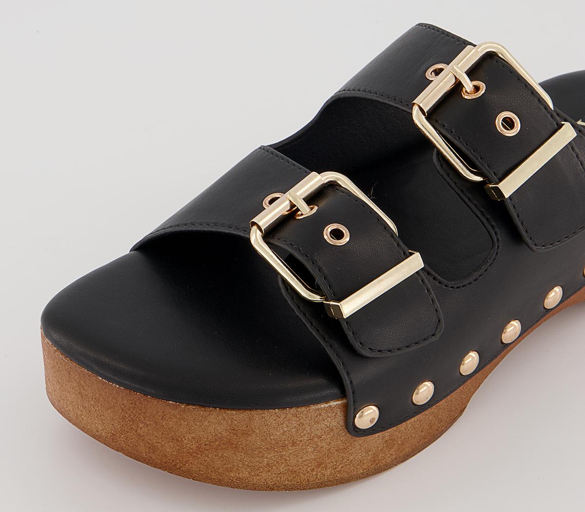 Raid Hellena Mule Clogs Raid Hellena Mule Clogs Black