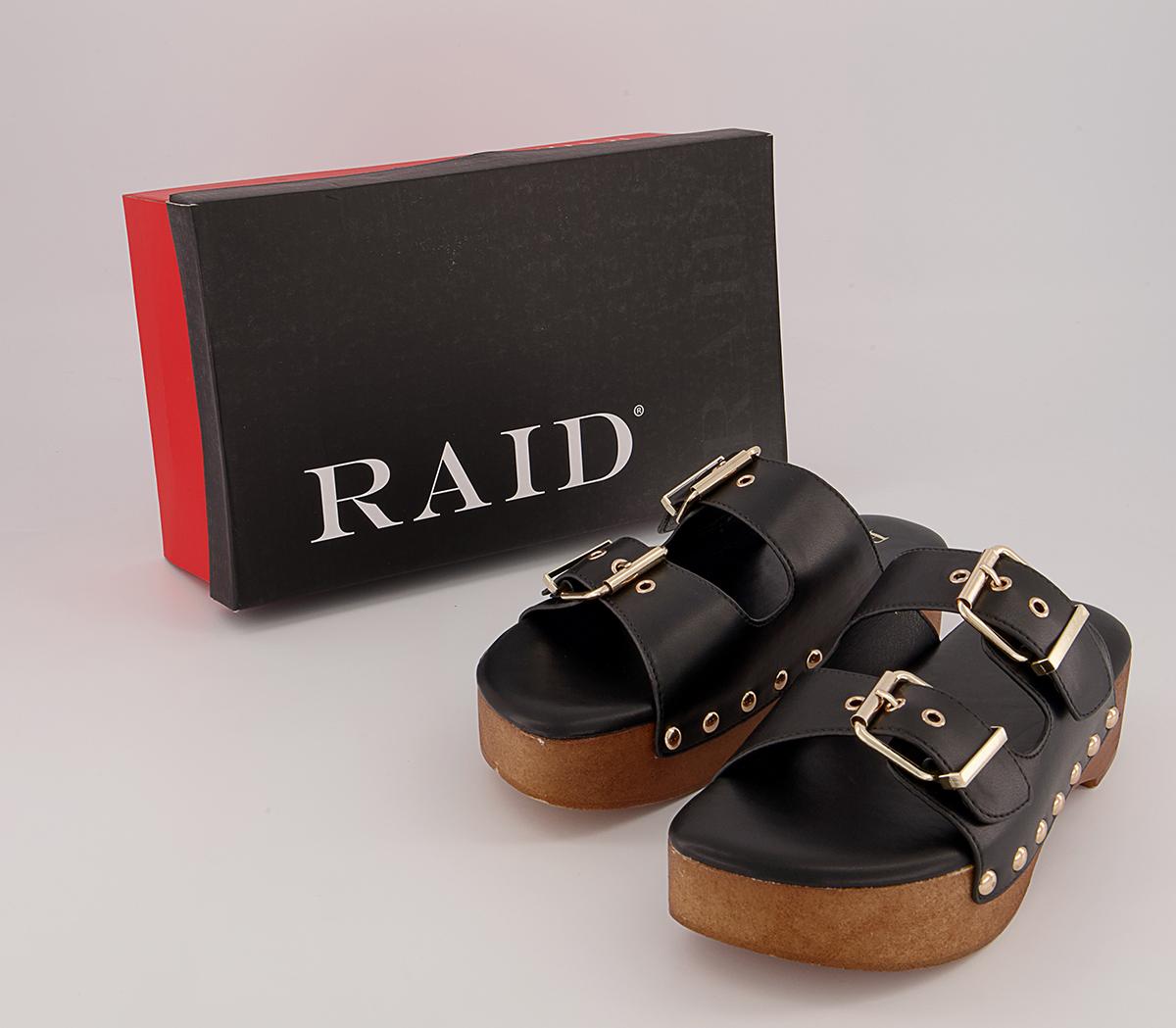 Raid Hellena Mule Clogs Raid Hellena Mule Clogs Black