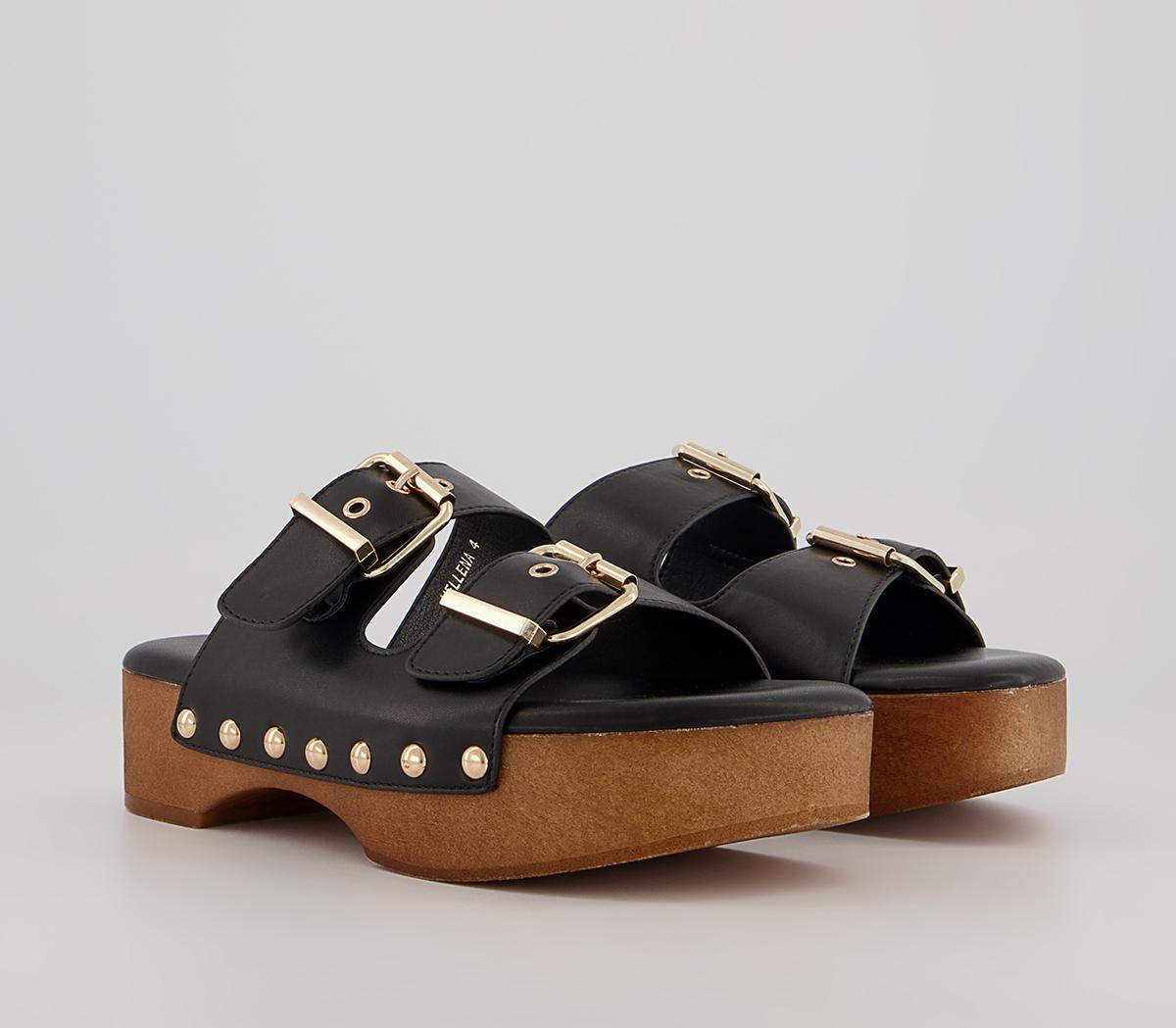 Raid Hellena Mule Clogs Raid Hellena Mule Clogs Black