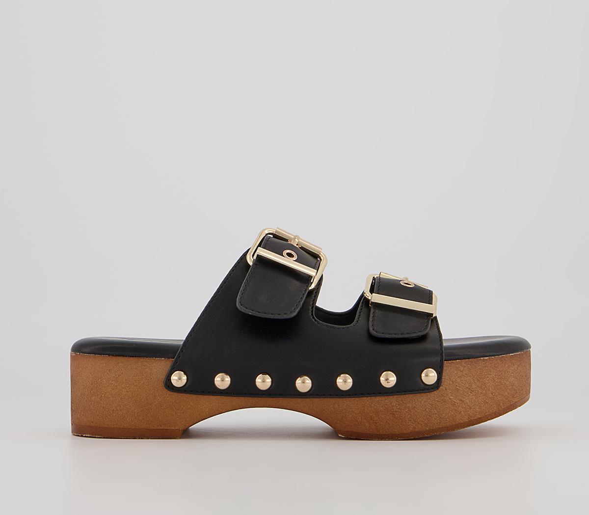 RaidHellena Mule Clogs RaidHellena Mule ClogsBlack