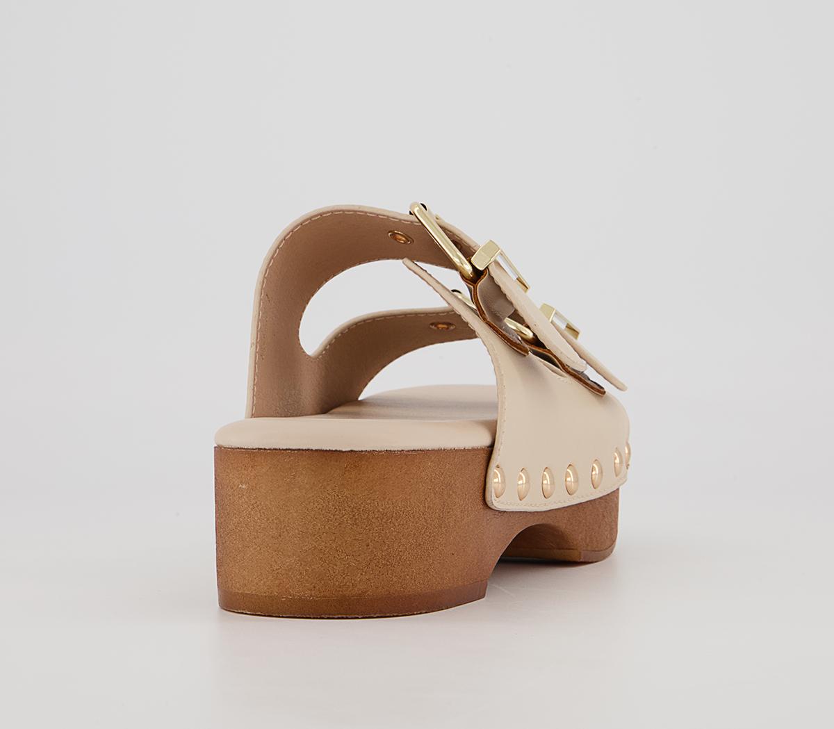Raid Hellena Mule Clogs Raid Hellena Mule Clogs Beige