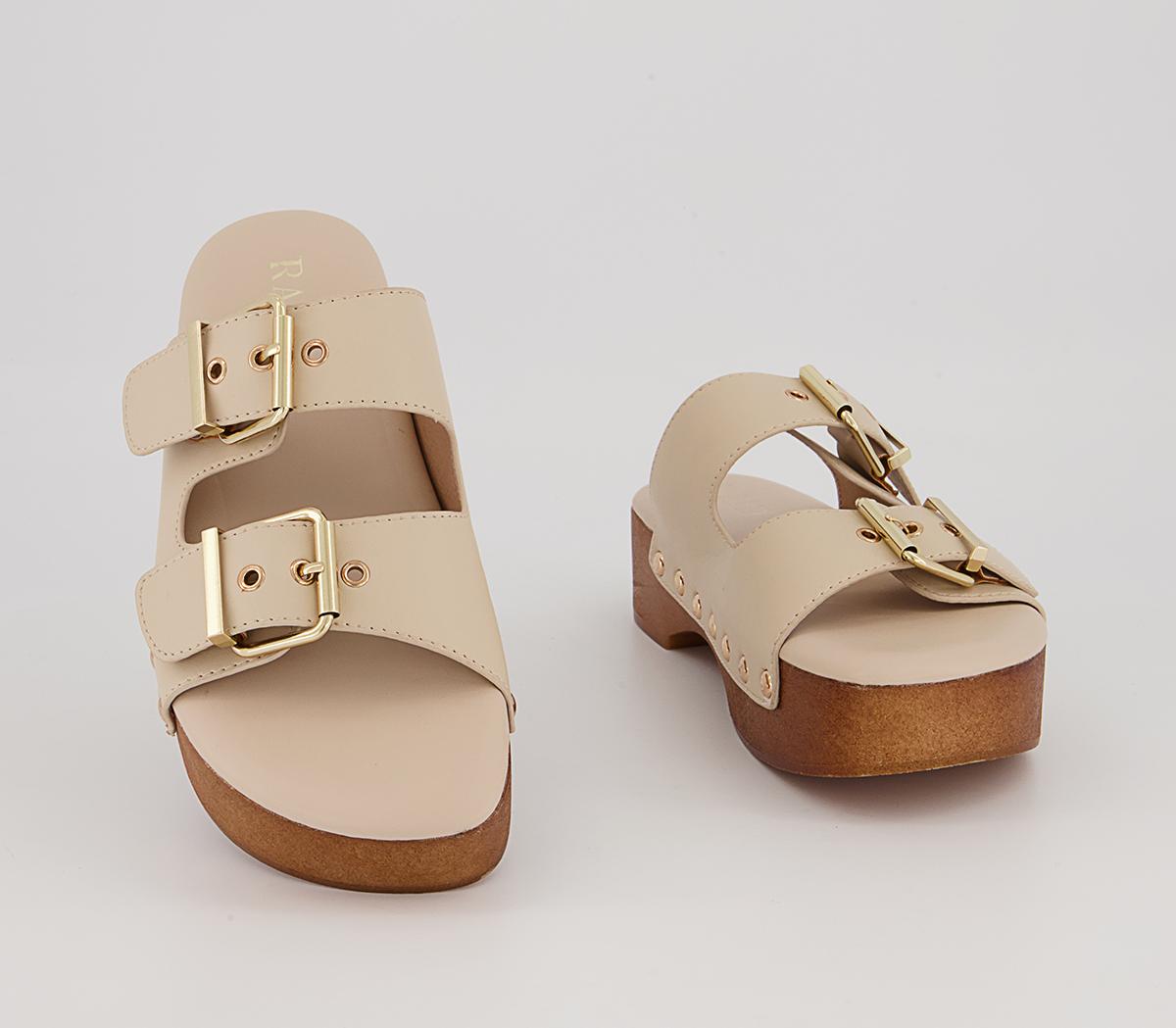 Raid Hellena Mule Clogs Raid Hellena Mule Clogs Beige