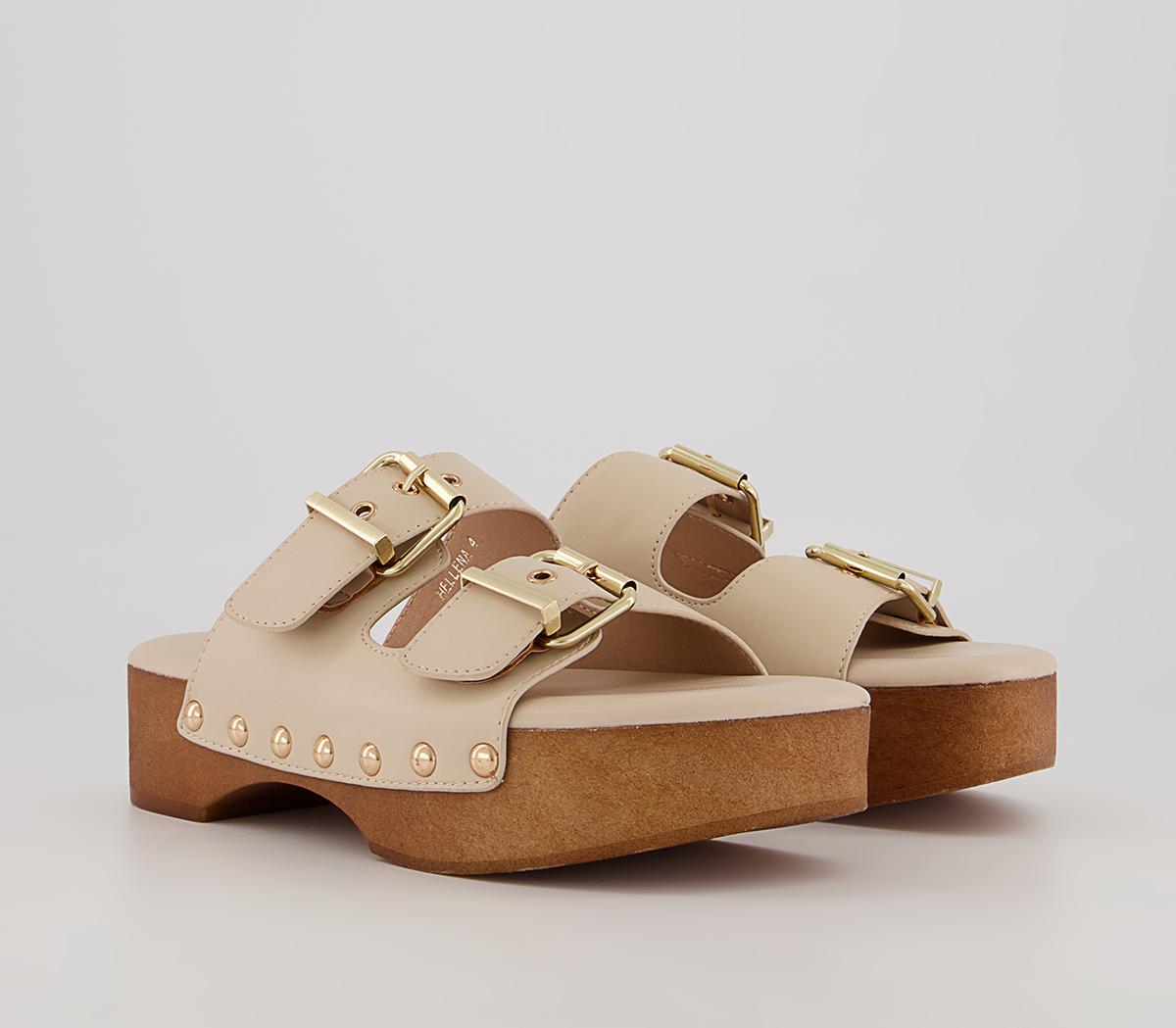 Raid Hellena Mule Clogs Raid Hellena Mule Clogs Beige