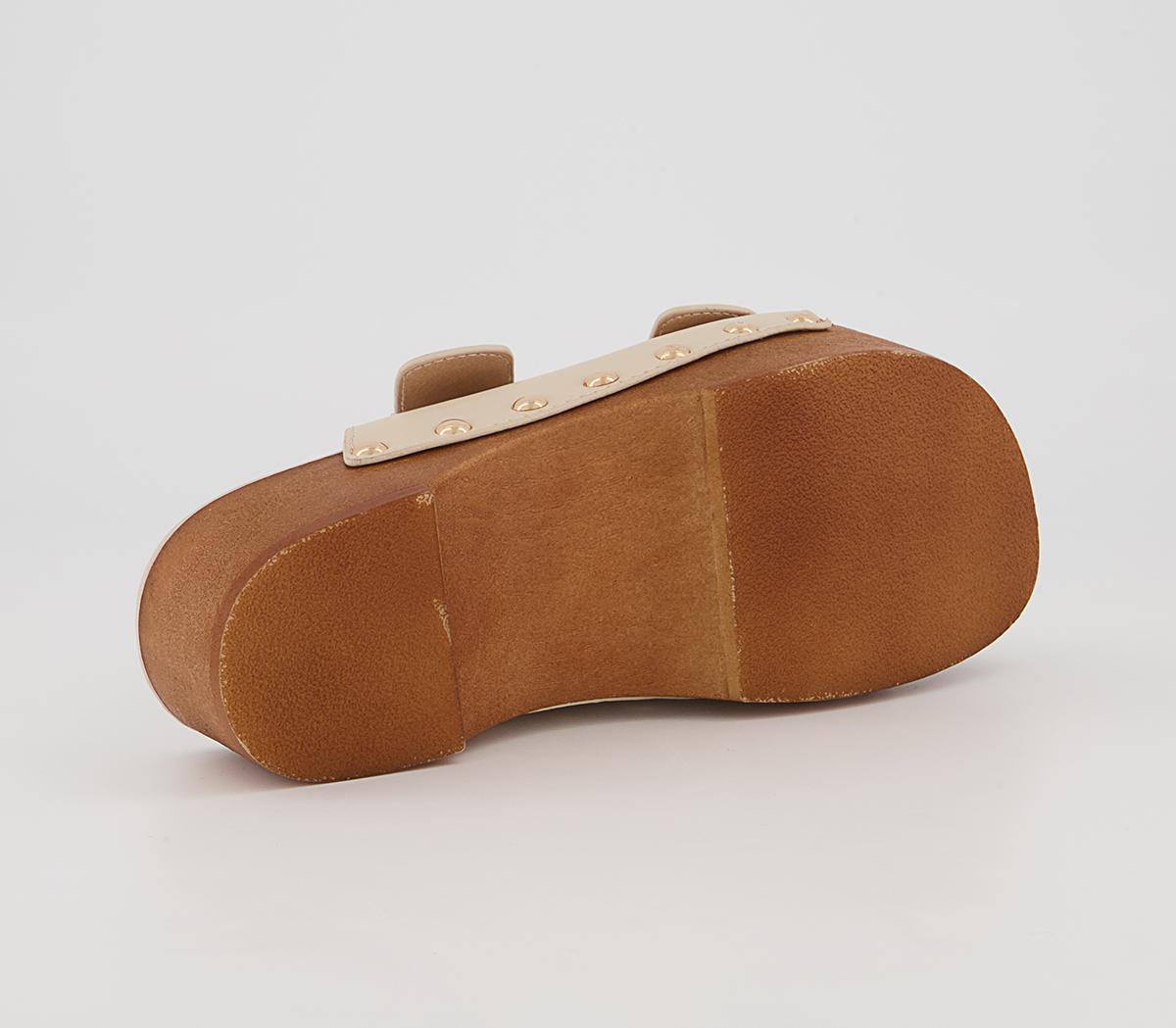 Raid Hellena Mule Clogs Raid Hellena Mule Clogs Beige