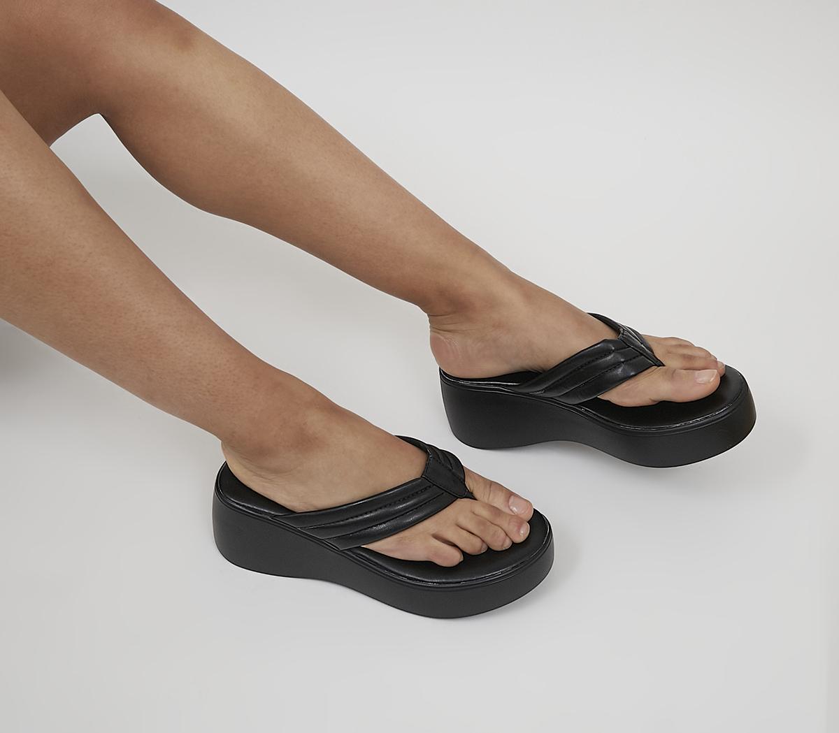 RaidWeylyn Cross Strap Wedges RaidWeylyn Cross Strap WedgesBlack