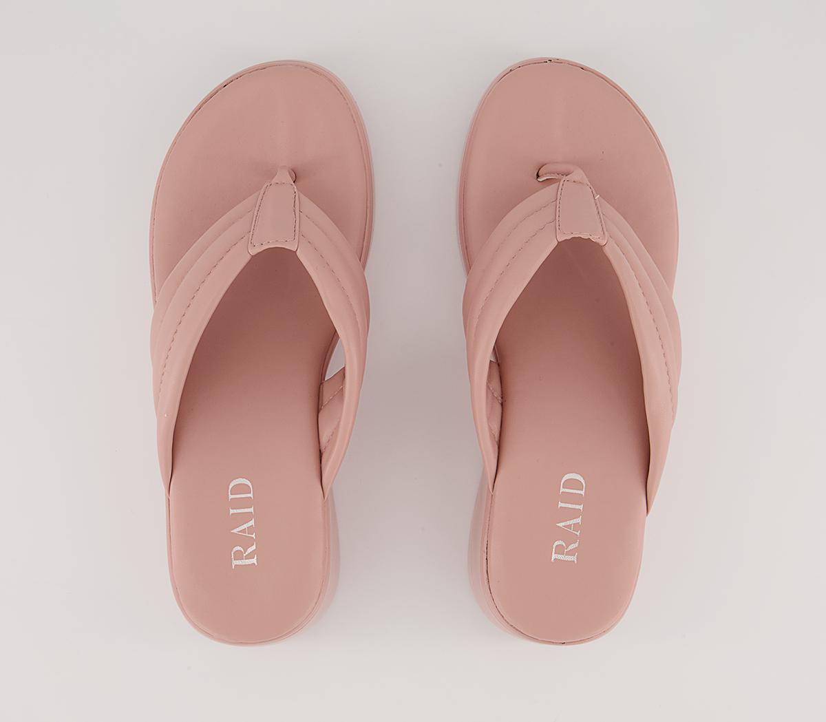 Raid Weylyn Cross Strap Wedges Raid Weylyn Cross Strap Wedges Pink