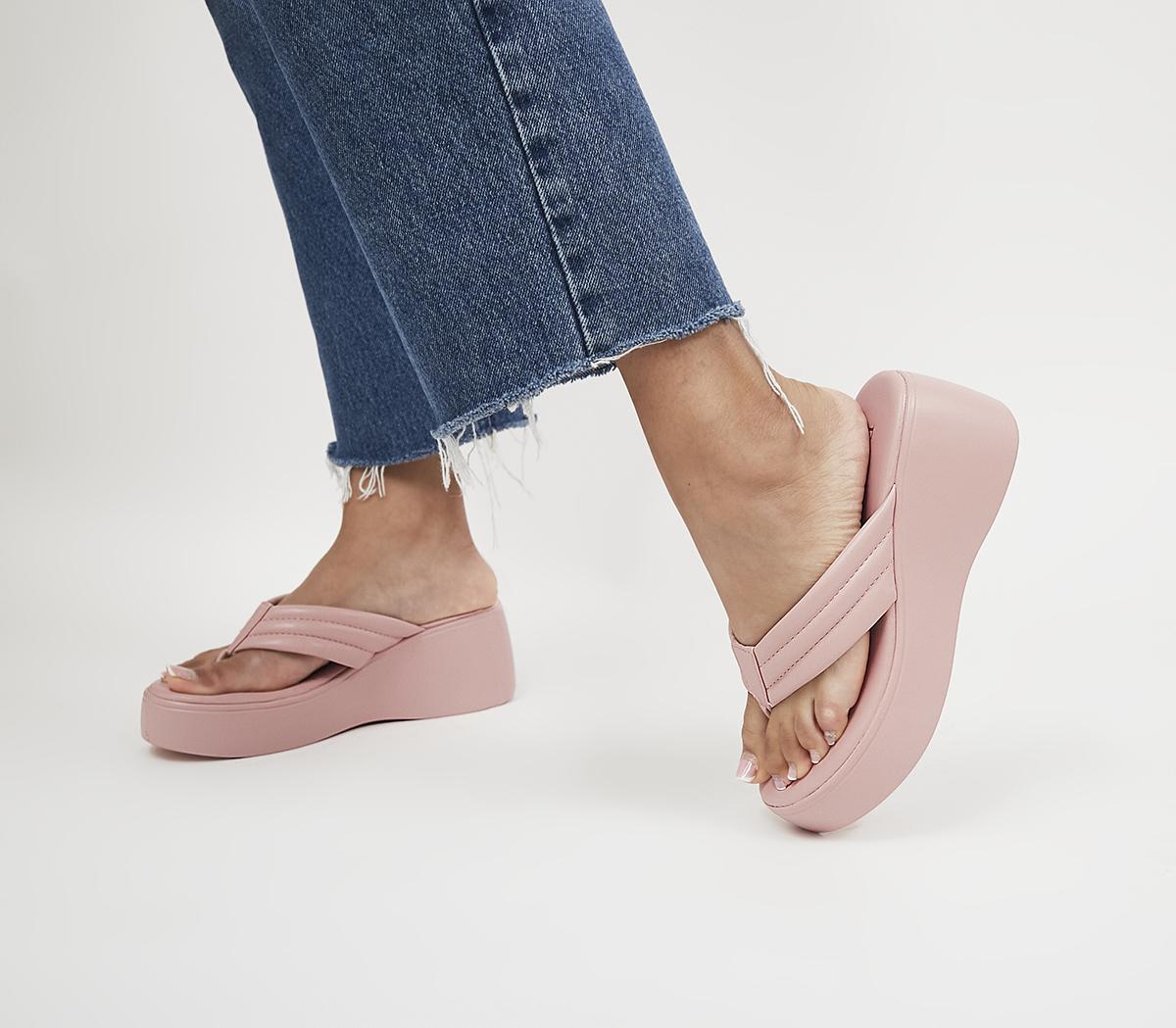 RaidWeylyn Cross Strap Wedges RaidWeylyn Cross Strap WedgesPink