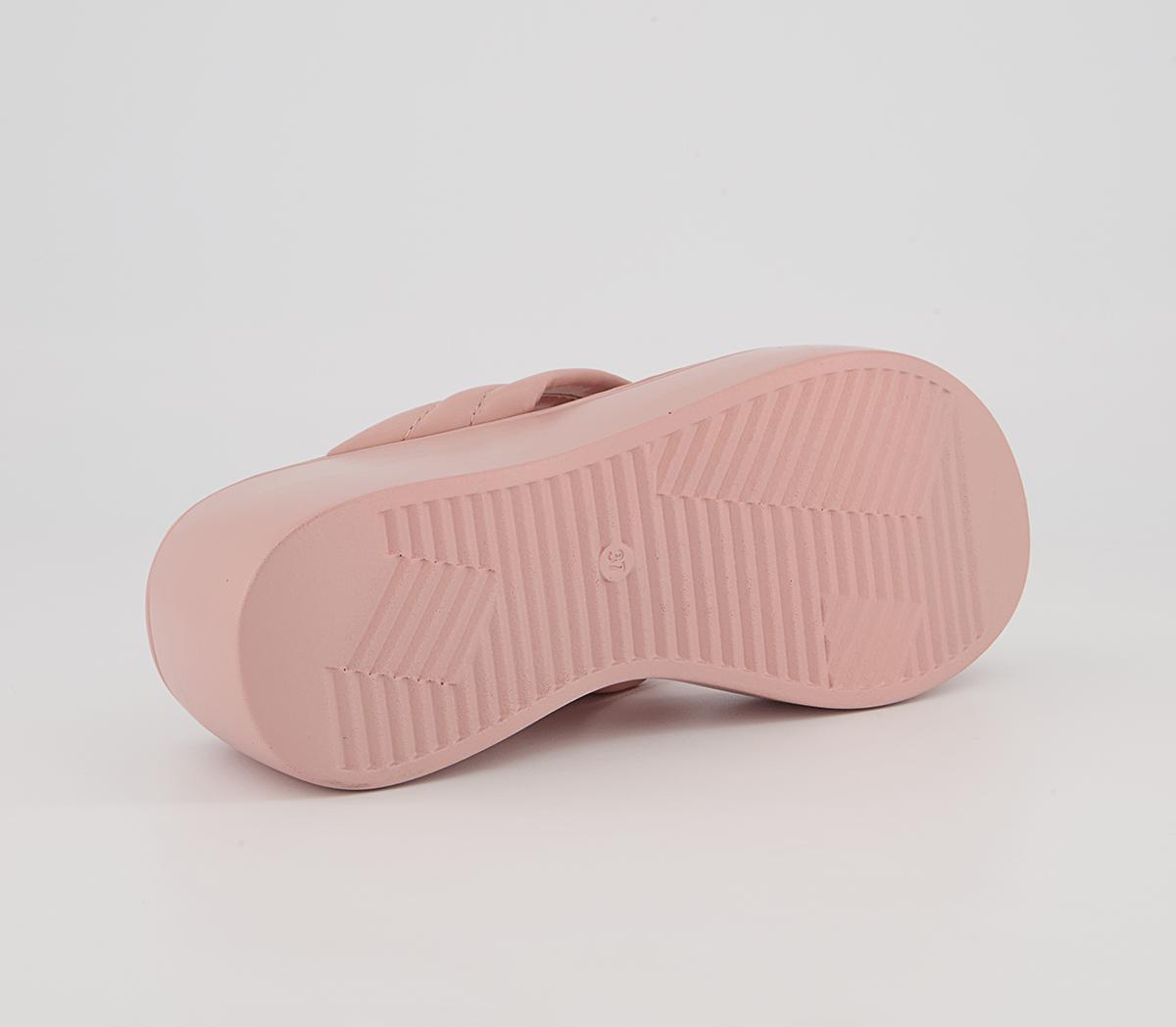 Raid Weylyn Cross Strap Wedges Raid Weylyn Cross Strap Wedges Pink