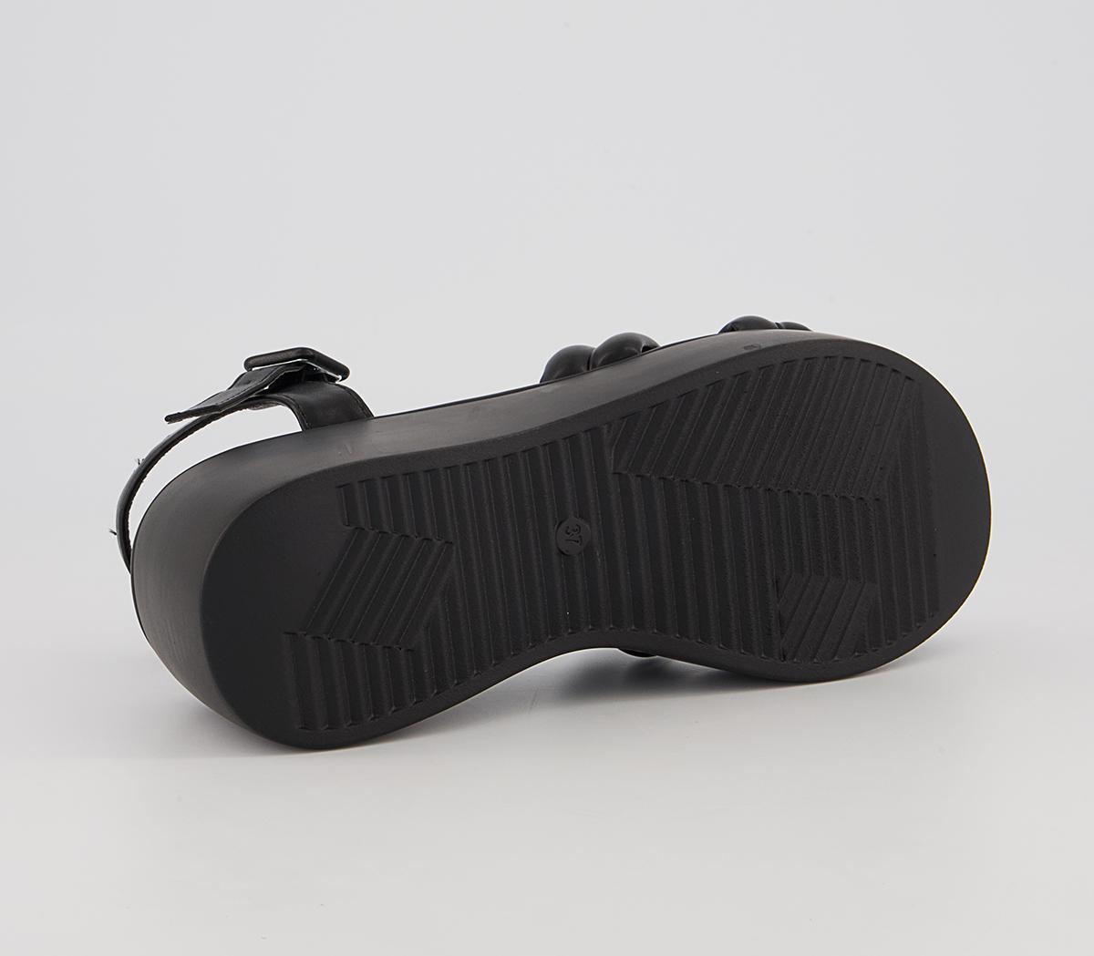 Raid Doria Ankle Strap Wedges Raid Doria Ankle Strap Wedges Black