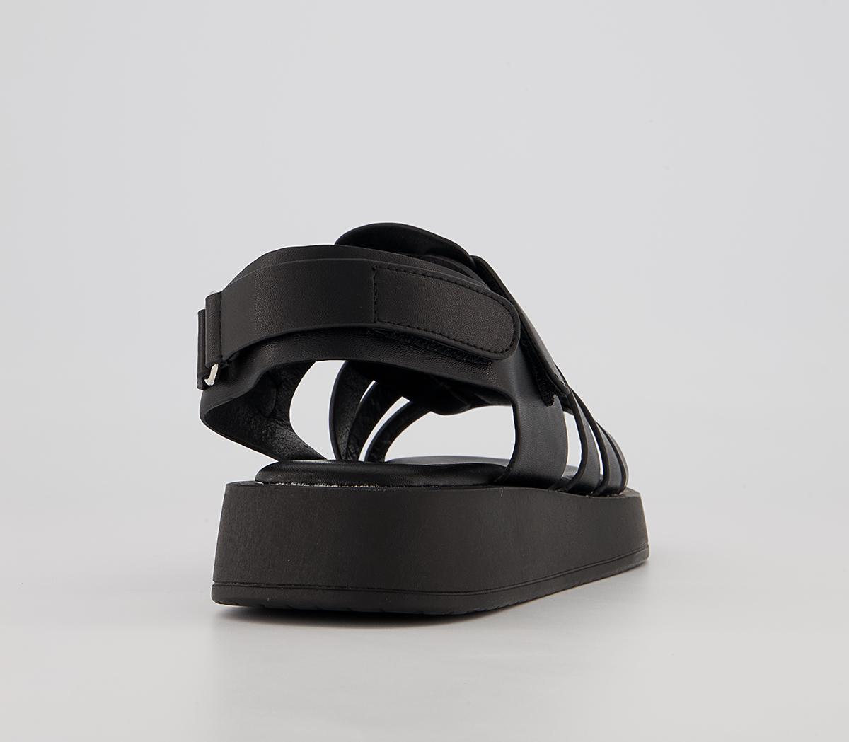 Raid Elissa Fisherman Sandals Raid Elissa Fisherman Sandals Black