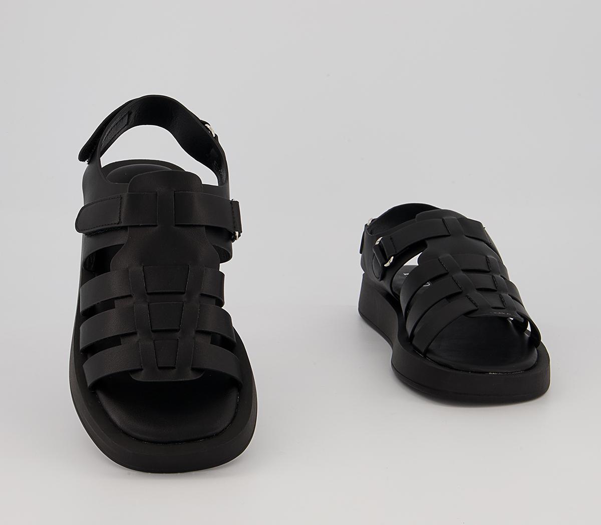Raid Elissa Fisherman Sandals Raid Elissa Fisherman Sandals Black