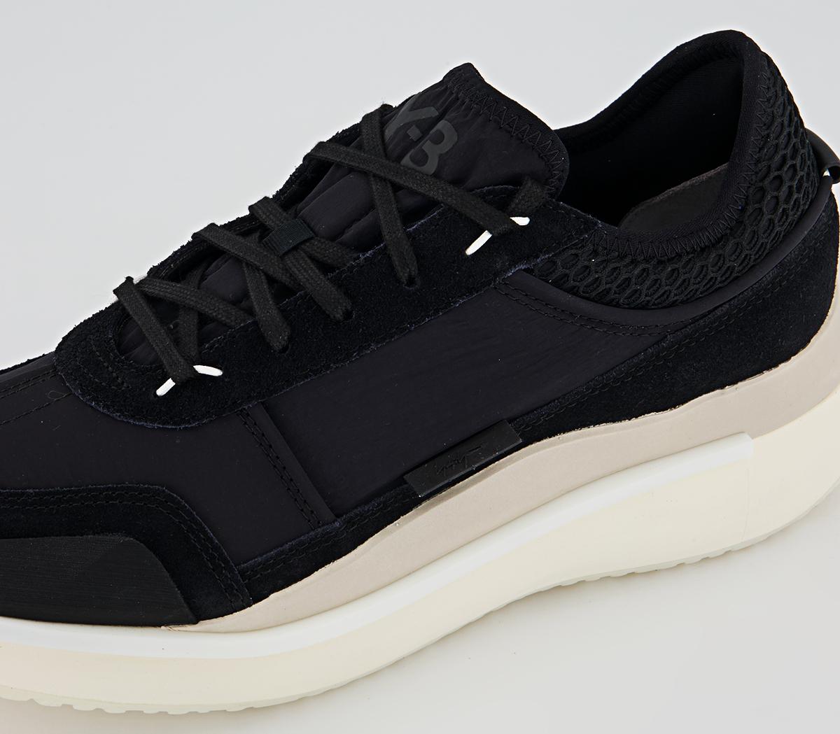 adidas Y-3 Y-3 Ajatu Run Trainers Black Clear Brown Cream White