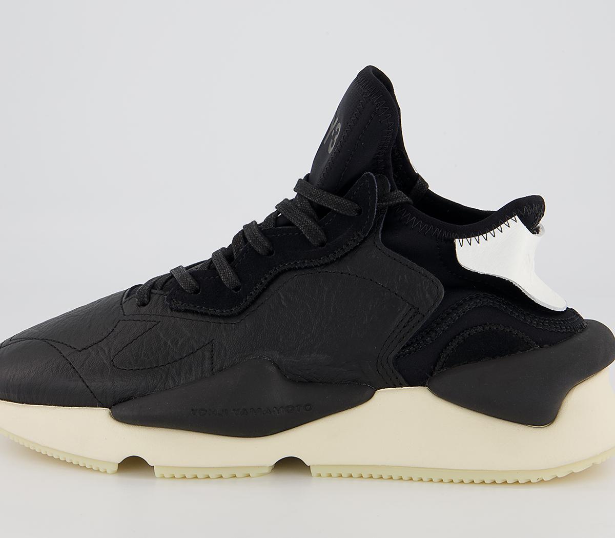 adidas Y-3 Y-3 Kaiwa Trainers Black Black Cream White - Women's Trainers