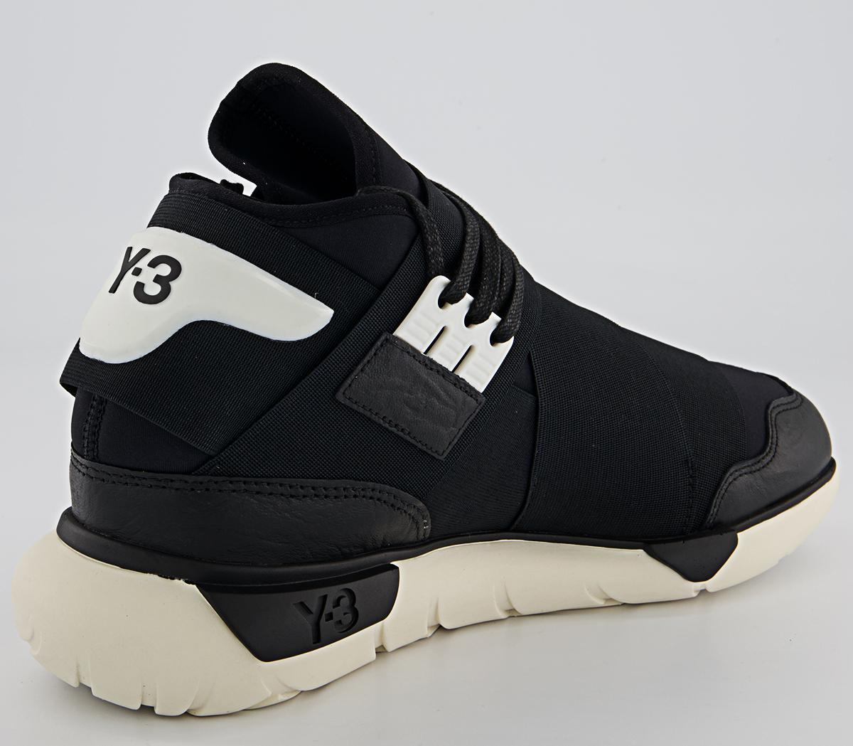 adidas Y-3 Y-3 Qasa Hi Trainers adidas Y-3 Y-3 Qasa Hi Trainers Black Black White
