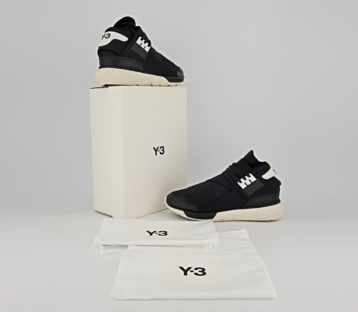adidas Y-3 Y-3 Qasa Hi Trainers adidas Y-3 Y-3 Qasa Hi Trainers Black Black White