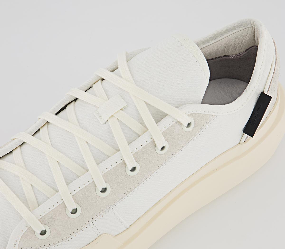 adidas Y-3 Y-3 Ajatu Court Low Trainers adidas Y-3 Y-3 Ajatu Court Low Trainers Core White Orbit Grey Cream White