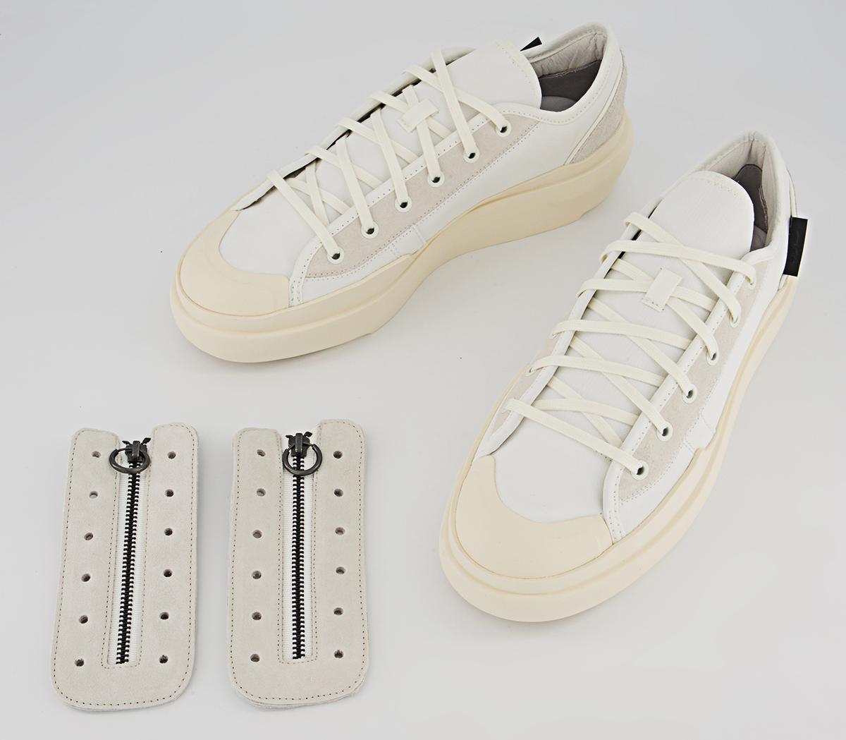 adidas Y 3 Y 3 Ajatu Court Low Trainers Core White Orbit Grey Cream