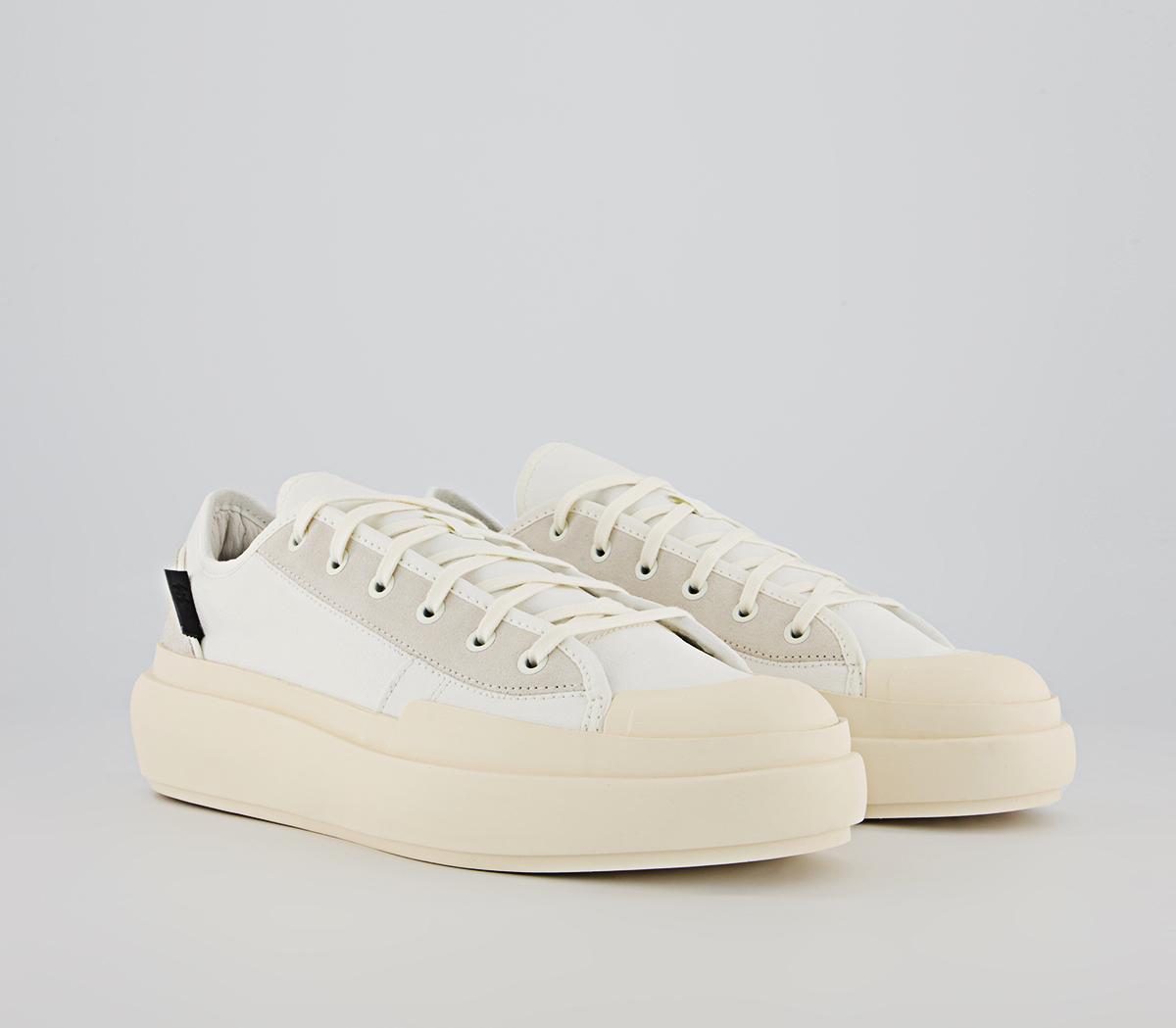 adidas Y-3 Y-3 Ajatu Court Low Trainers adidas Y-3 Y-3 Ajatu Court Low Trainers Core White Orbit Grey Cream White