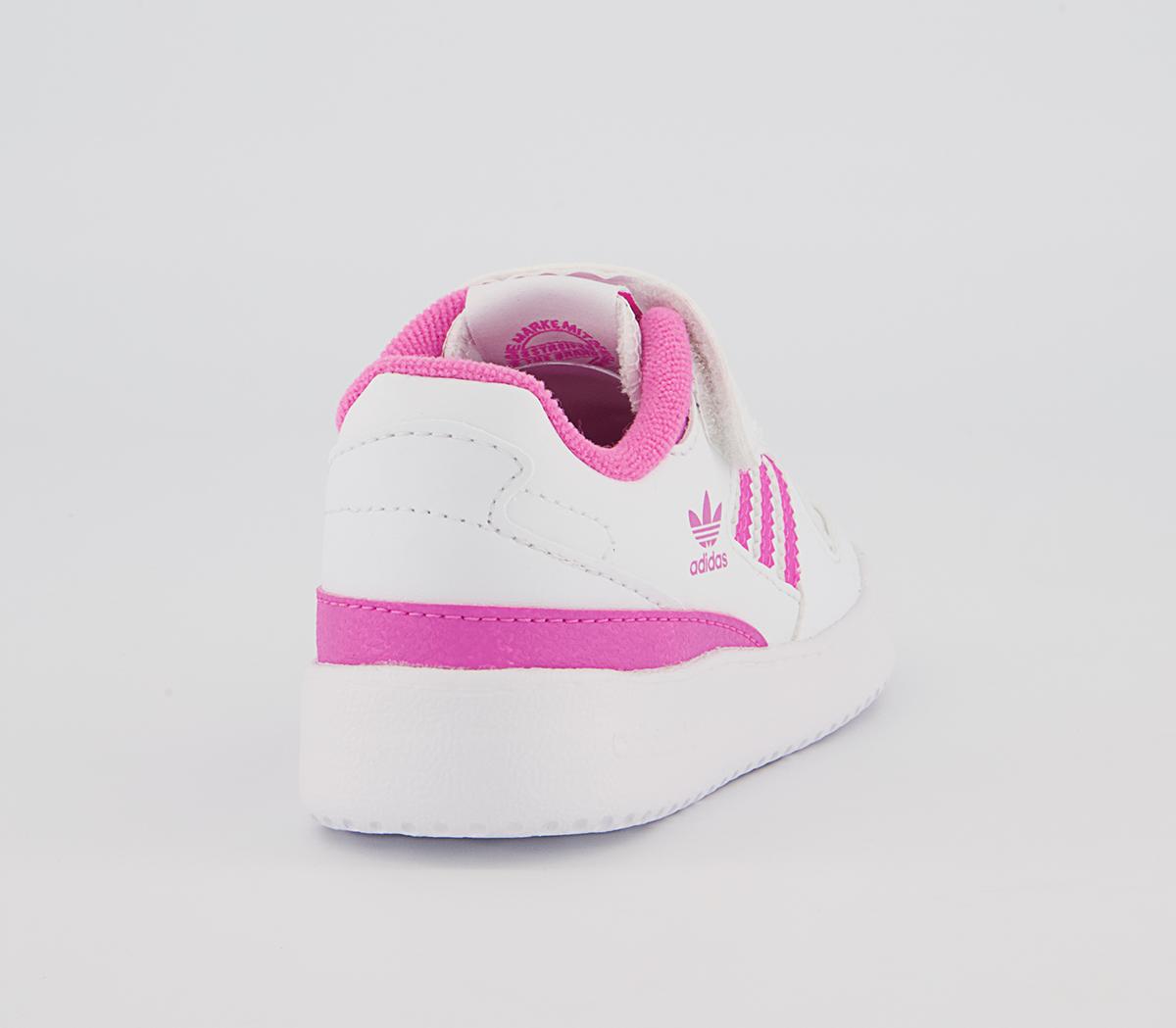 adidas Forum Low Infant Trainers adidas Forum Low Infant Trainers White Pink