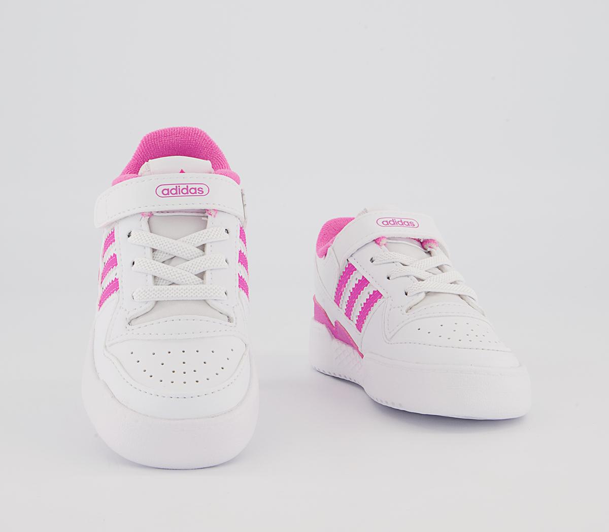 adidas Forum Low Infant Trainers adidas Forum Low Infant Trainers White Pink