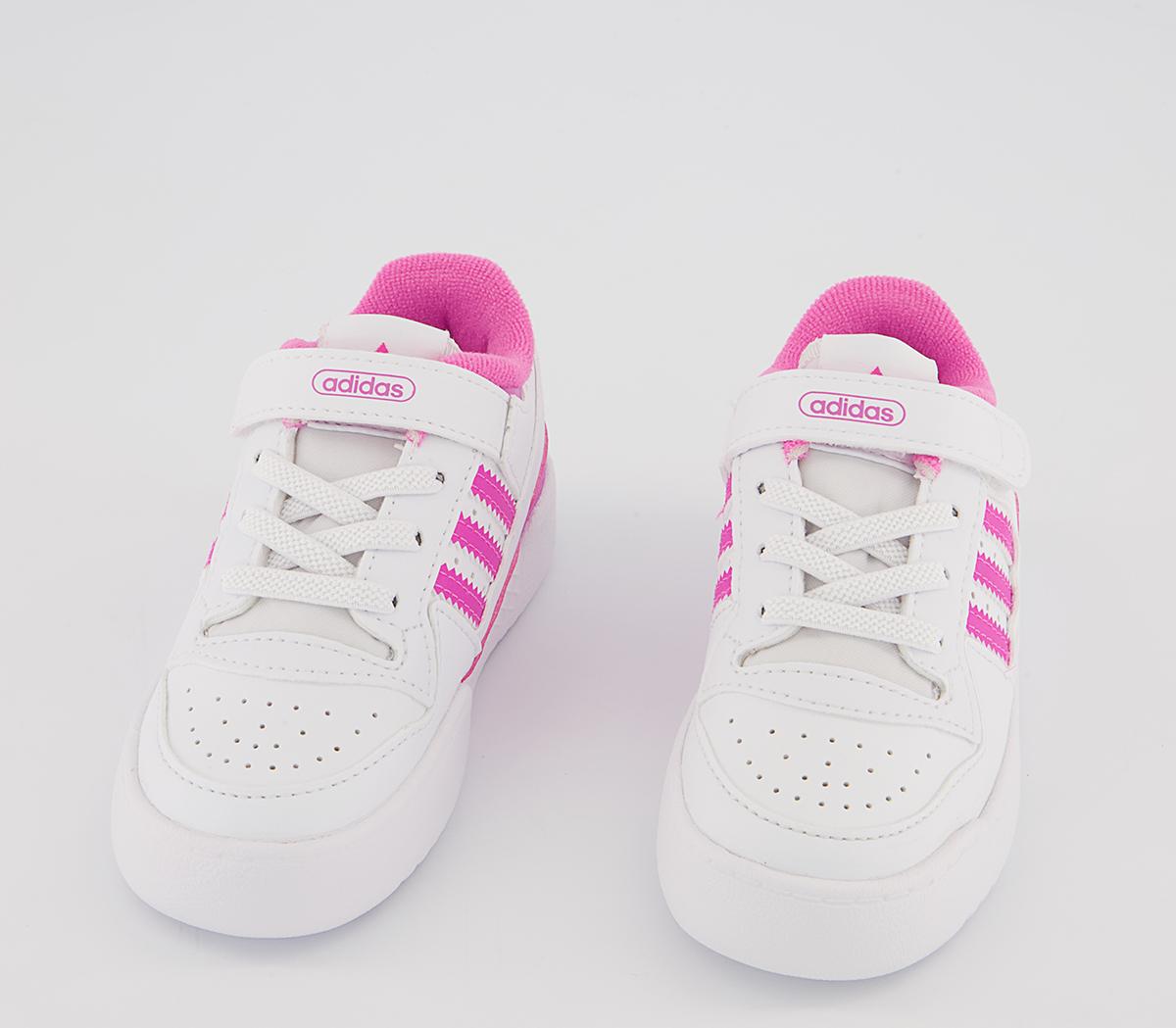 adidas Forum Low Infant Trainers adidas Forum Low Infant Trainers White Pink