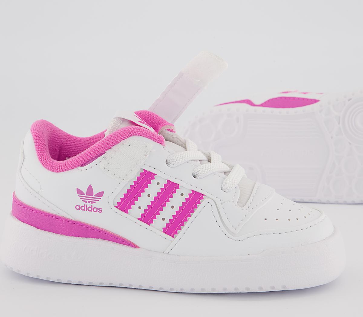 adidas Forum Low Infant Trainers adidas Forum Low Infant Trainers White Pink