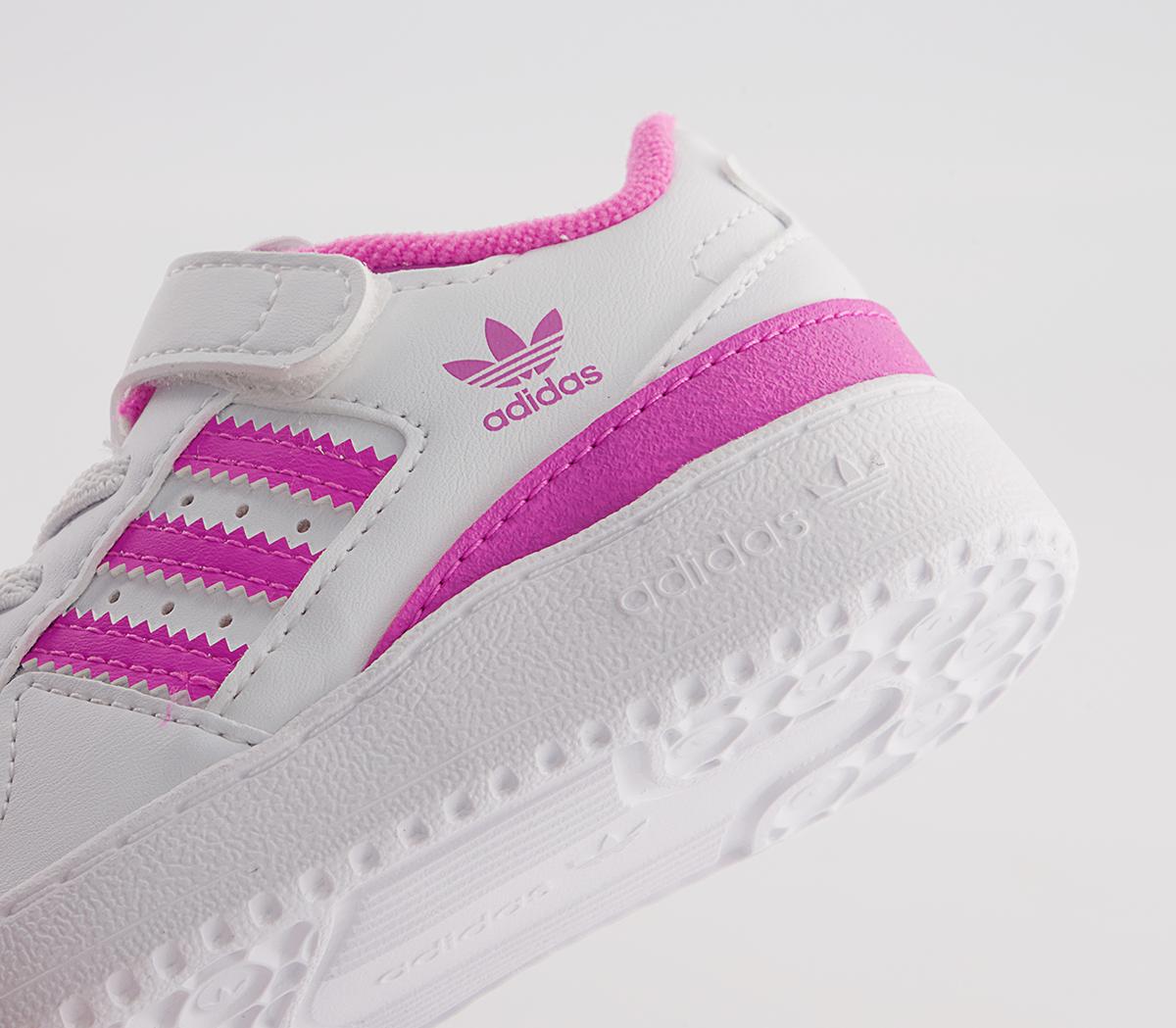 adidas Forum Low Infant Trainers adidas Forum Low Infant Trainers White Pink
