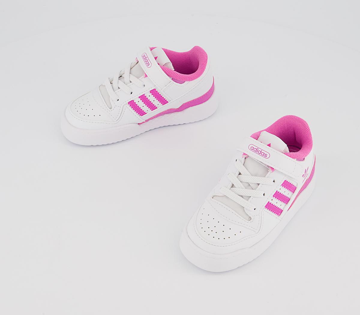 adidas Forum Low Infant Trainers adidas Forum Low Infant Trainers White Pink