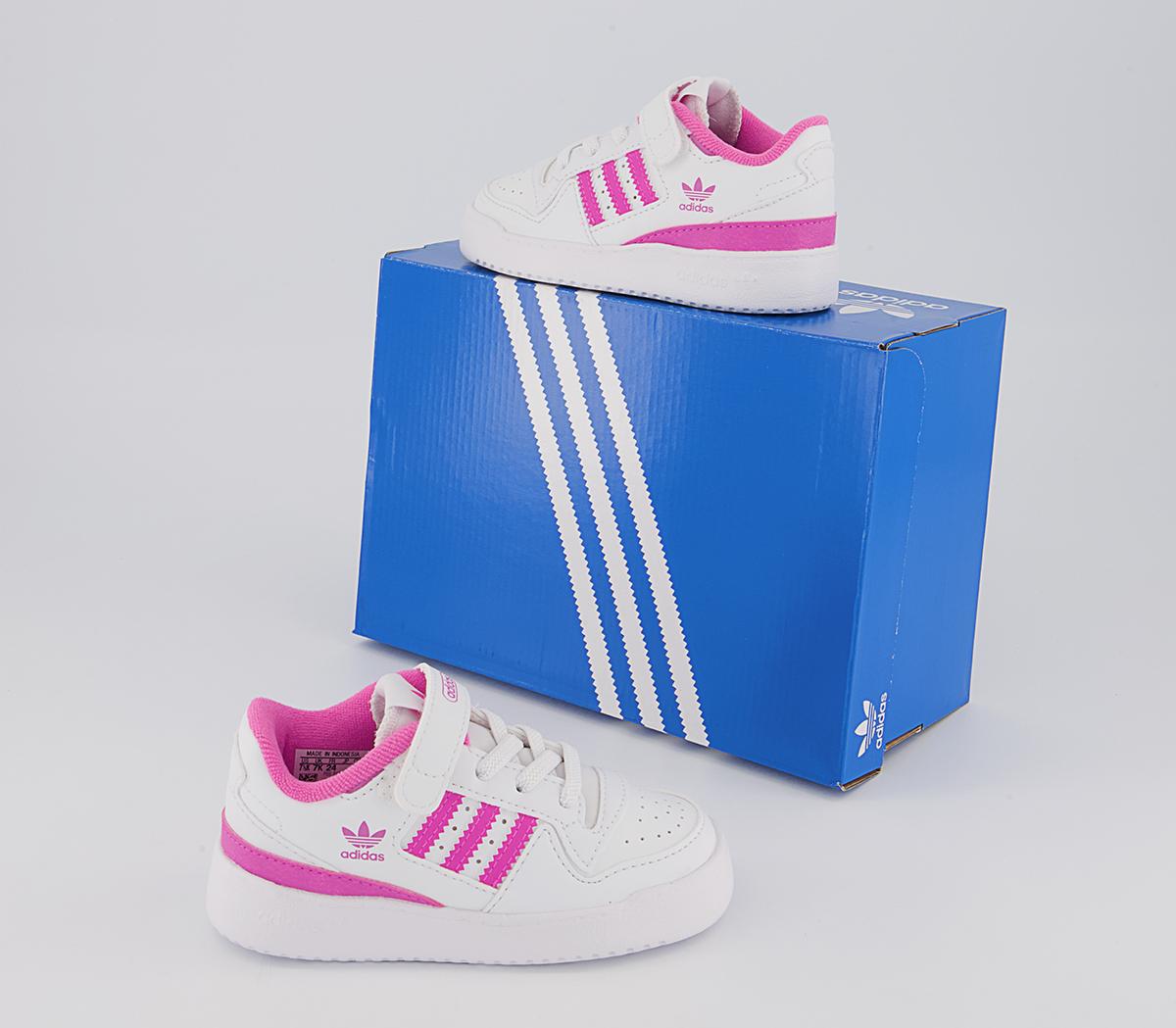 adidas Forum Low Infant Trainers adidas Forum Low Infant Trainers White Pink