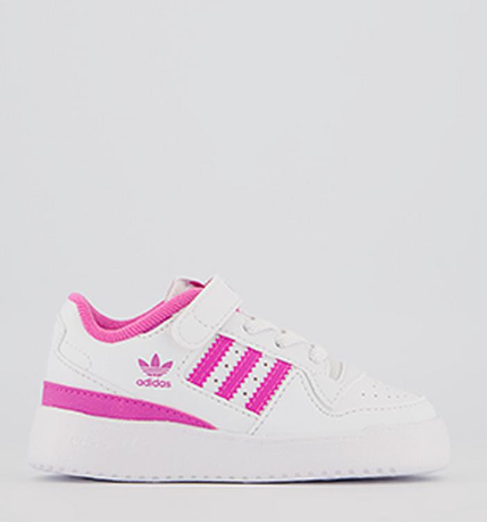 adidas Forum Low Infant Trainers White Pink