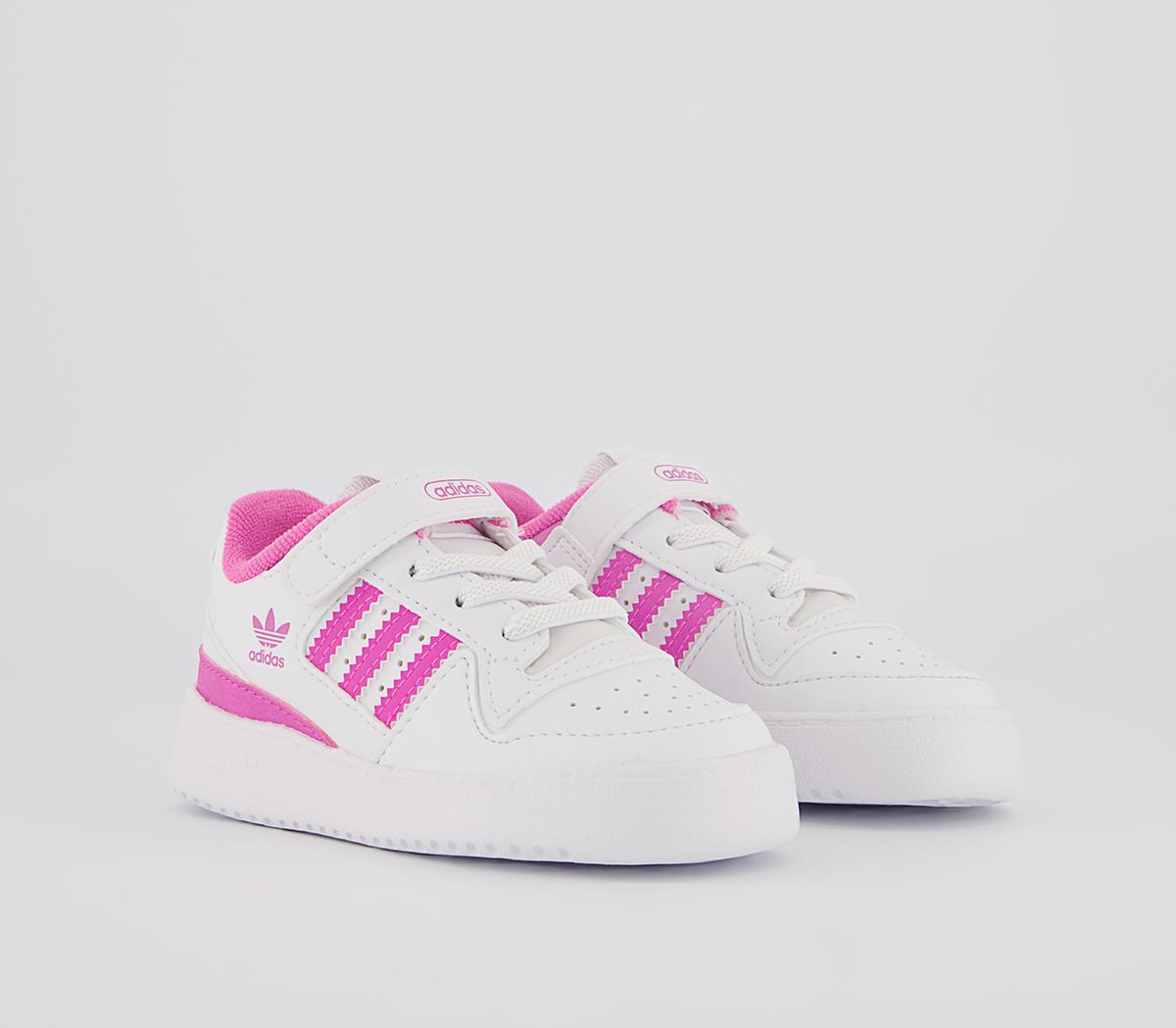 adidas Forum Low Infant Trainers adidas Forum Low Infant Trainers White Pink