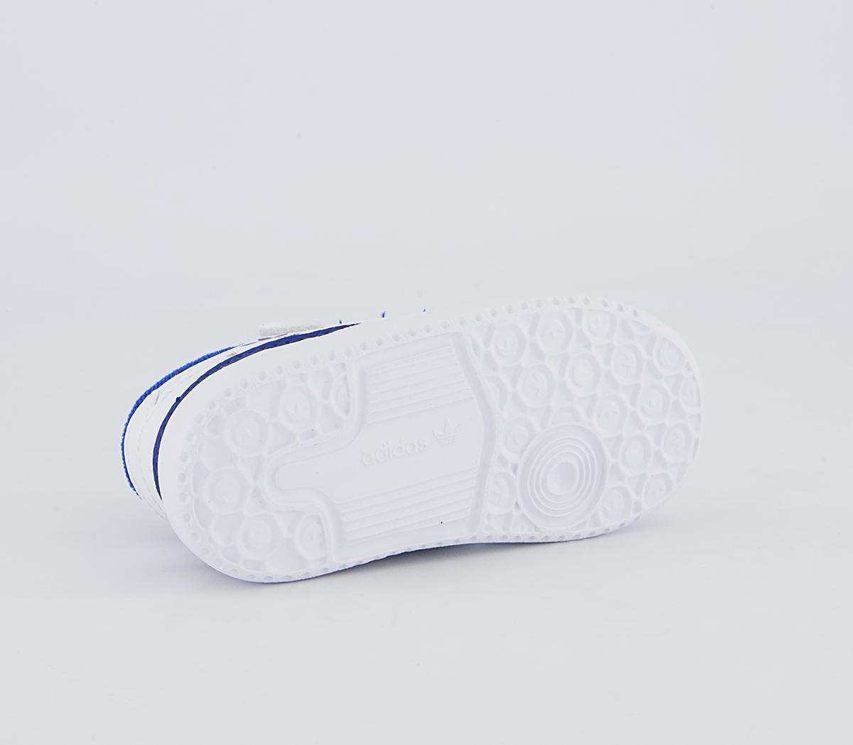 adidas Forum Low Infant Trainers adidas Forum Low Infant Trainers White Royal Blue
