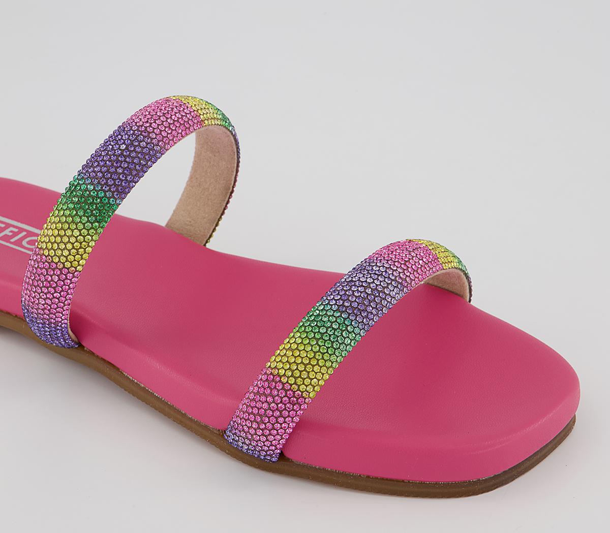 Office Sophia Embellished Strap Sandals Office Sophia Embellished Strap Sandals Pink