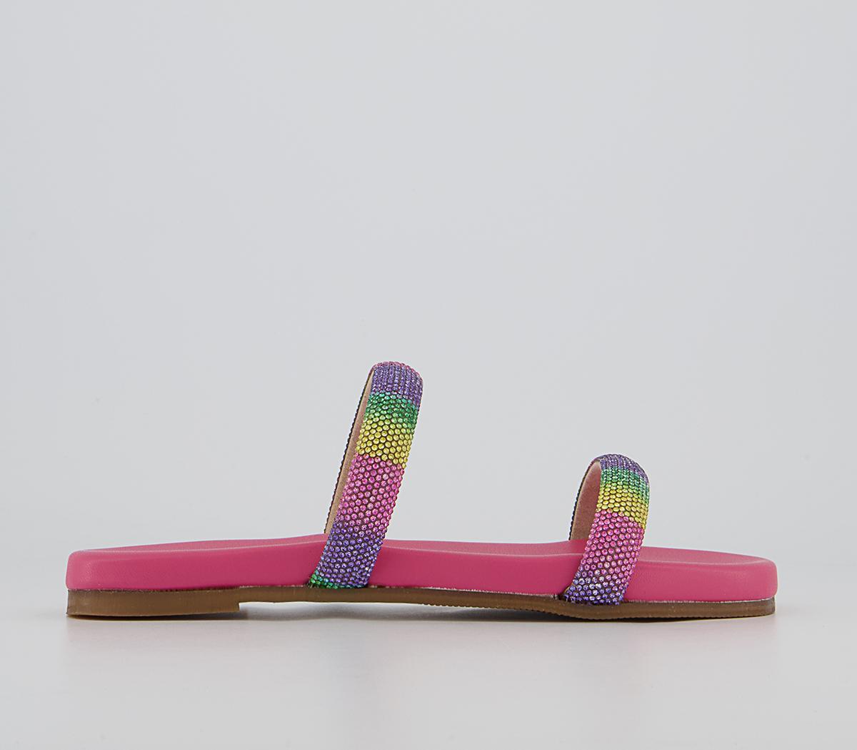 Office Sophia Embellished Strap Sandals Office Sophia Embellished Strap Sandals Pink