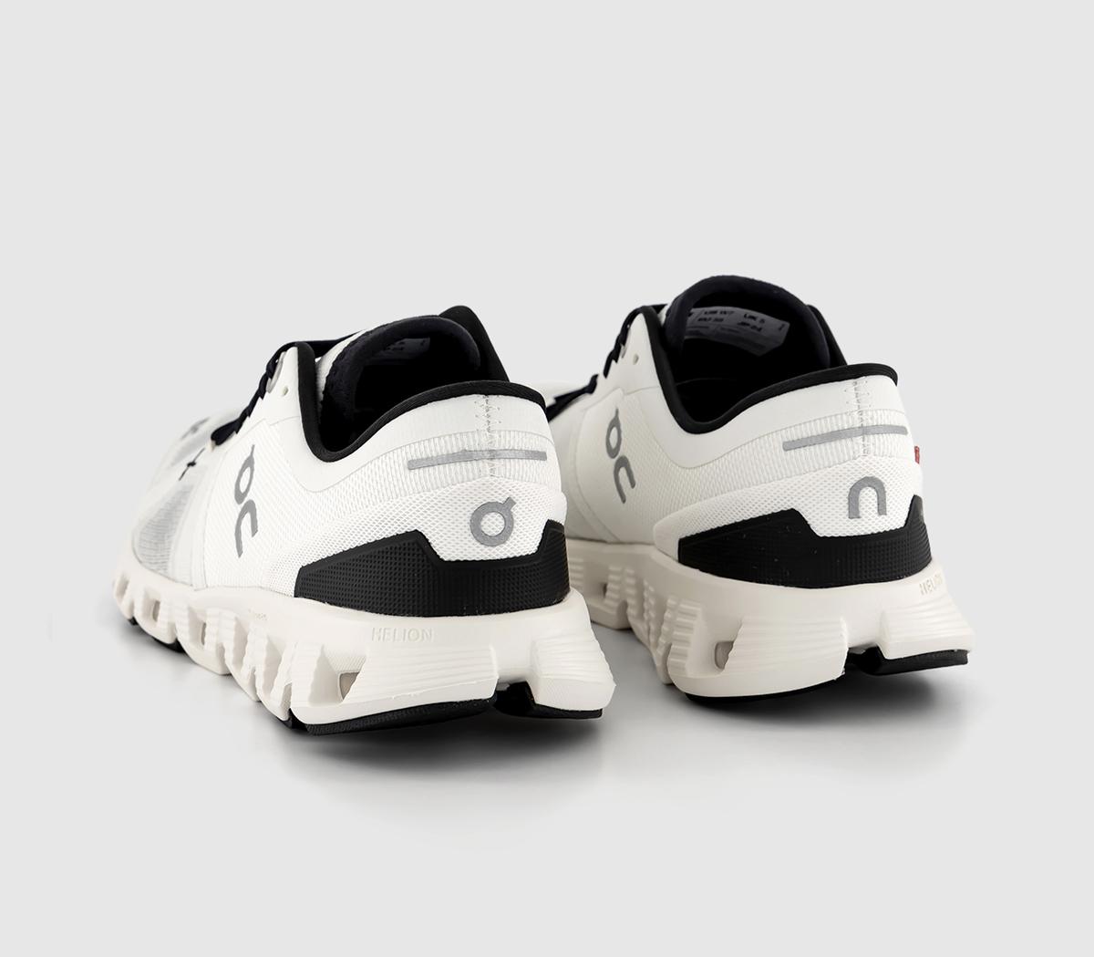 On Running Cloud X3 Trainers White Black F - Women's Trainers