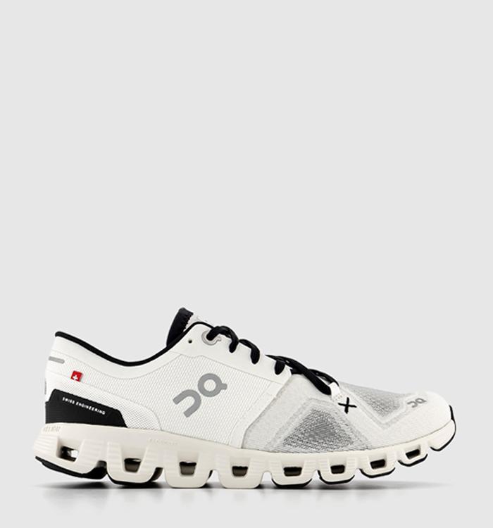 On Running Cloud X3 Trainers White Black F