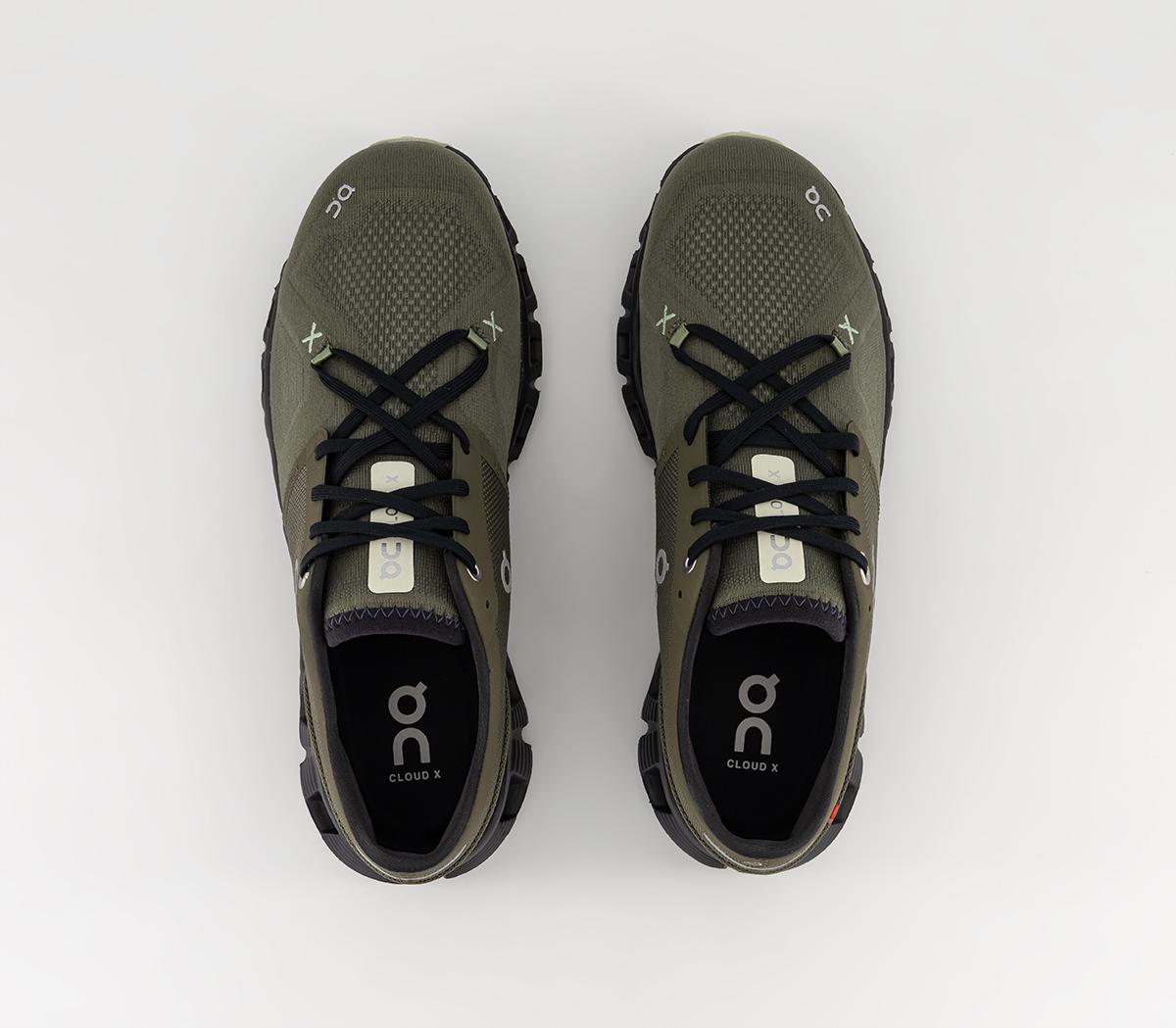 OnCloud X3 Trainers Olive Reseda