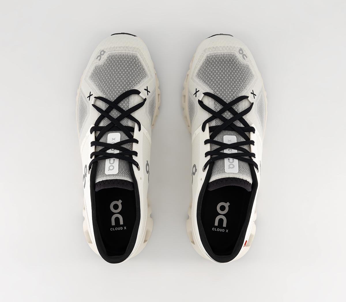 ONCloud X3 Trainers Ivory Black