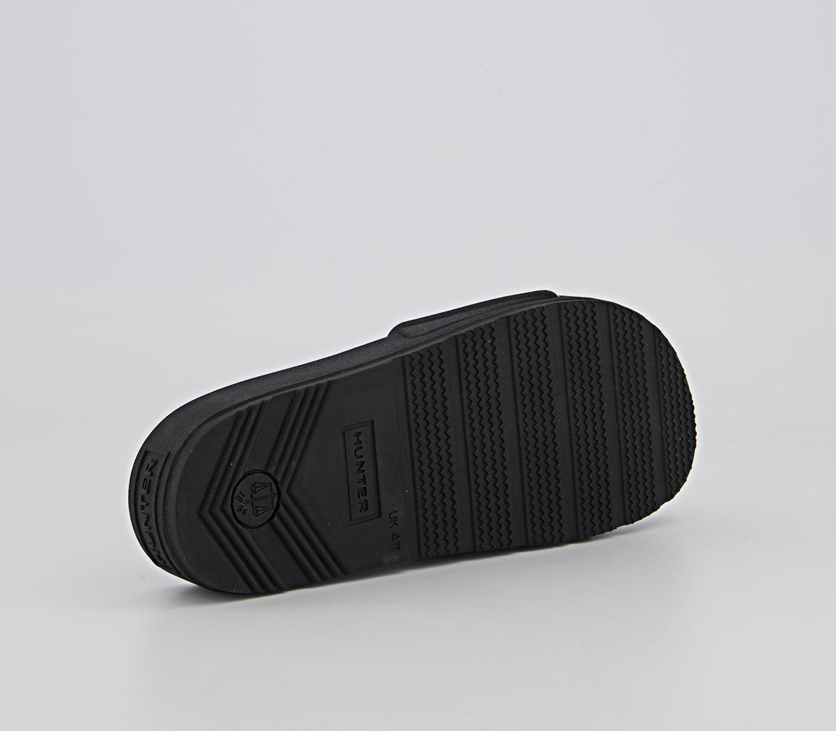 Hunter Bloom Algae Foam Sliders Hunter Bloom Algae Foam Sliders Black