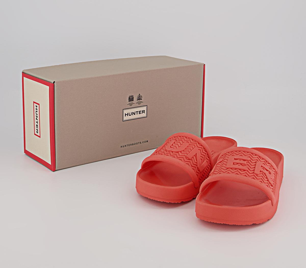 Hunter Bloom Algae Foam Sliders Hunter Bloom Algae Foam Sliders Sun Cap Orange