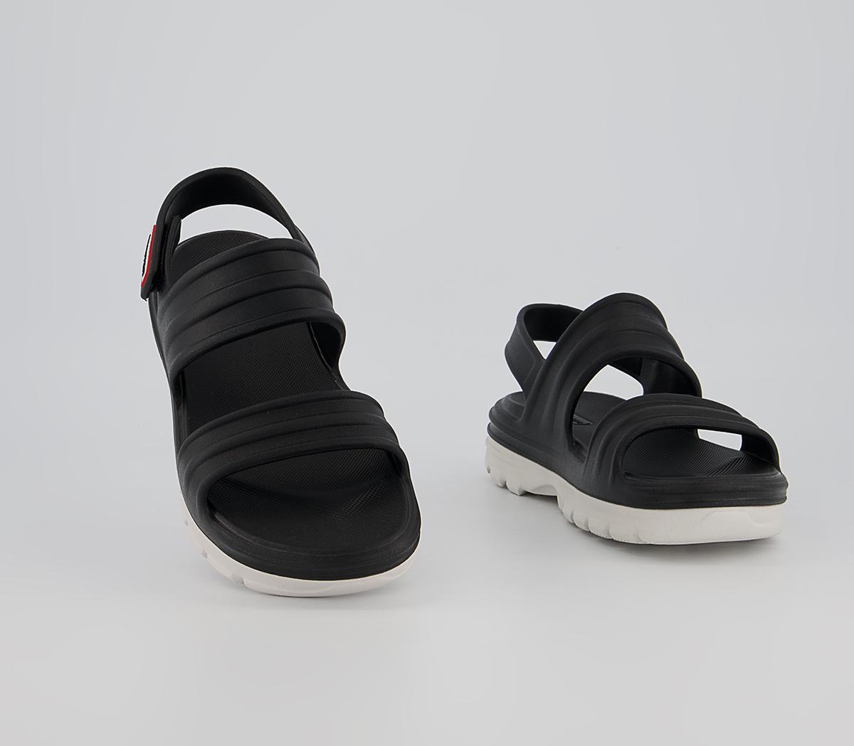 Hunter Bloom Algae Foam Sandals Hunter Bloom Algae Foam Sandals Black White