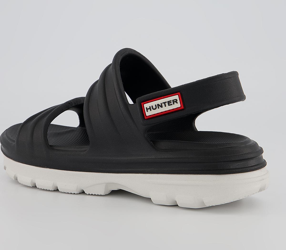 Hunter Bloom Algae Foam Sandals Hunter Bloom Algae Foam Sandals Black White