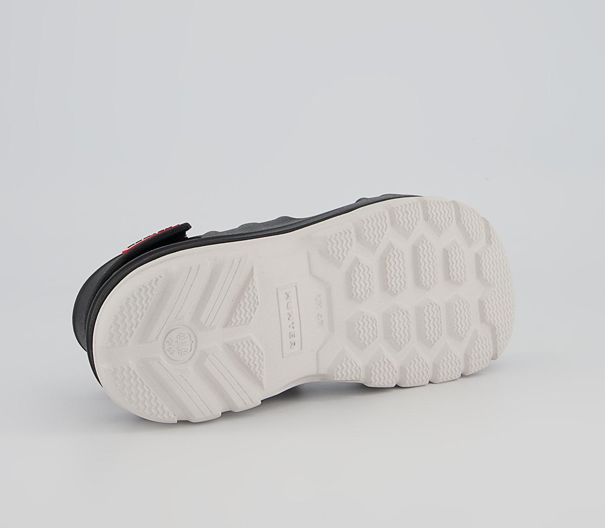 Hunter Bloom Algae Foam Sandals Hunter Bloom Algae Foam Sandals Black White