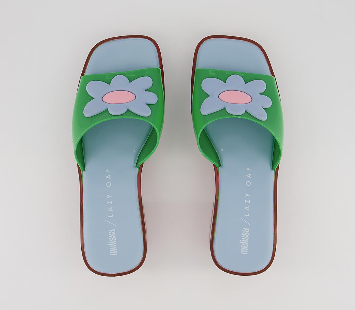 Melissa Melissa X Lazy Oaf Shape Sandals Melissa Melissa X Lazy Oaf Shape Sandals Green Contrast