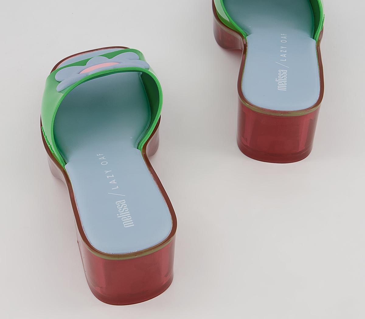 Melissa Melissa X Lazy Oaf Shape Sandals Melissa Melissa X Lazy Oaf Shape Sandals Green Contrast