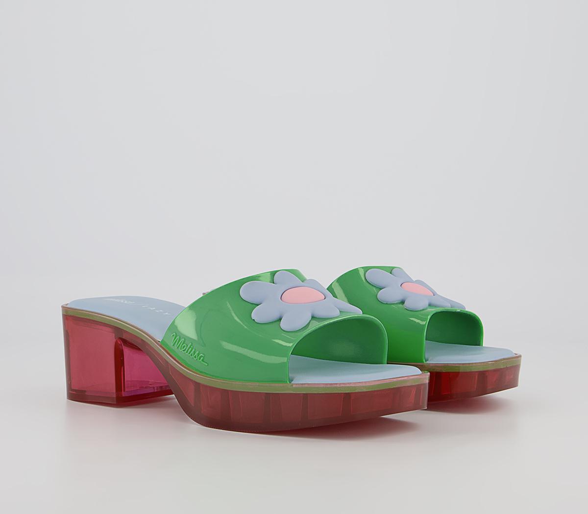 Melissa Melissa X Lazy Oaf Shape Sandals Melissa Melissa X Lazy Oaf Shape Sandals Green Contrast