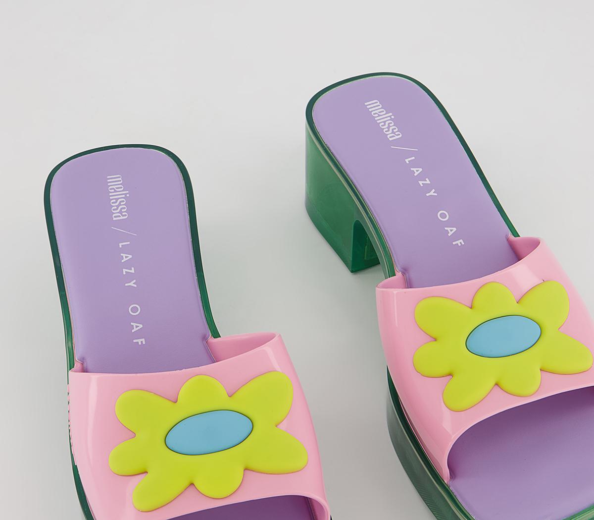 Melissa Melissa X Lazy Oaf Shape Sandals Melissa Melissa X Lazy Oaf Shape Sandals Pink Contrast
